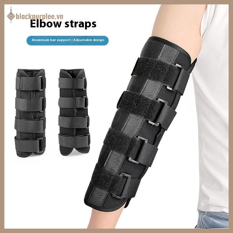 BPURPURPLE ปรับข้อศอกสนับสนุน Nighttime ข้อศอกรั้ง Splint Immobilizizer Stabilizer สําหรับ Ulnar Ner