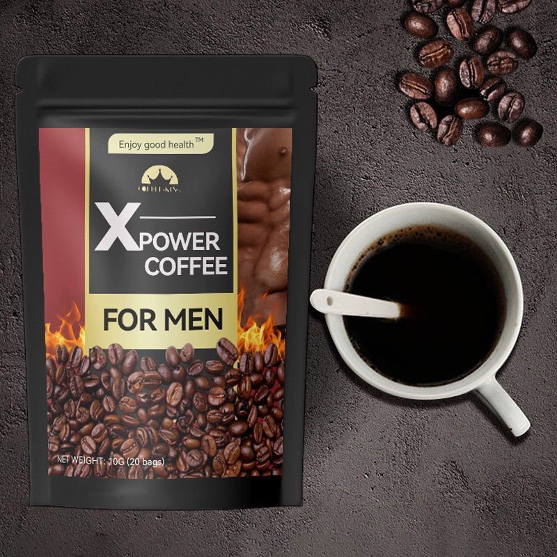 Men Energy Black Coffee Ginseng Oyster Tonic Instant Black Coffee Energy coffeeS