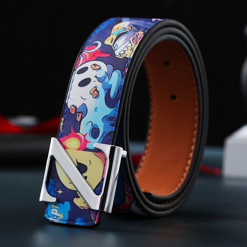 JUA New style youth belt1215Fashionable and versatile genuine leather business casual women's trendy