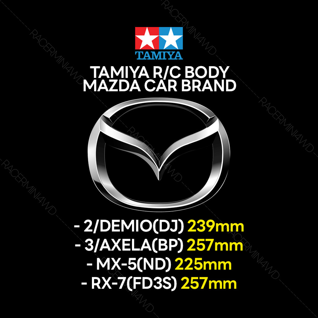 TAMIYA R/C Mazda Body