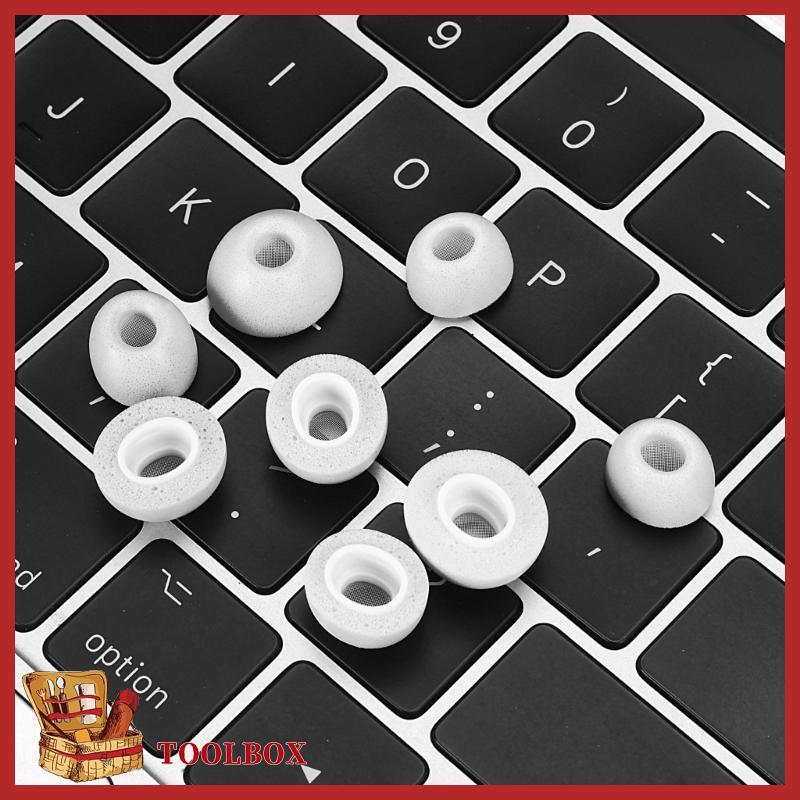 TOOLBOX 4 คู่ฟองน้ํานุ่มหูฟังหูฟังเคล็ดลับ Earplug สําหรับ Pro3 หูฟัง Eartips