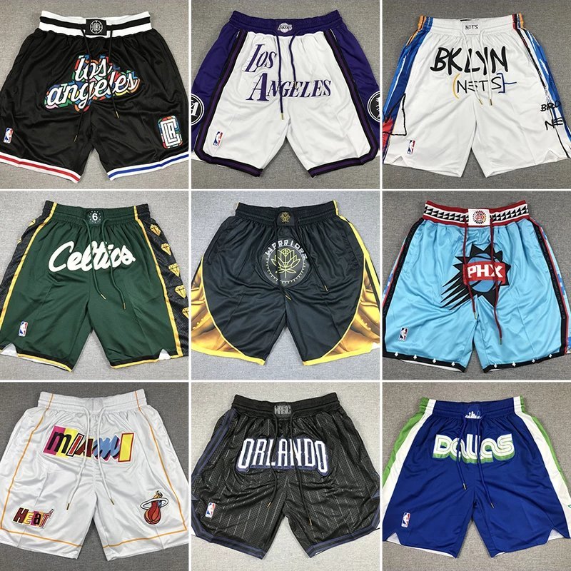 [4 กระเป๋า] Just Don NBA23 Game Season Lakers Warriors Nets Heat Lone Ranger Bulls Celtic Raptor 76 