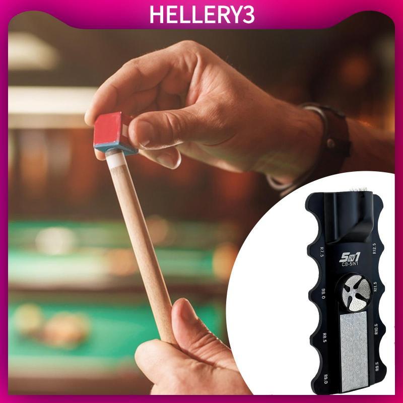[HelleryQ] Precision Billiard Cue Tip Shaper Metal Burnisher Snooker Pool Cue Tip Repair Tool สําหรั