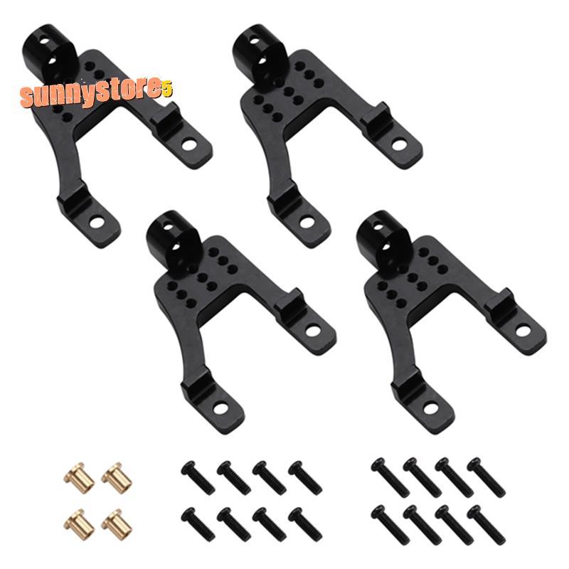 RC รถอัพเกรดวงเล็บสําหรับ 1/12 MN128 MN86 G500 RC รถอะไหล่อัพเกรดสีดํา
