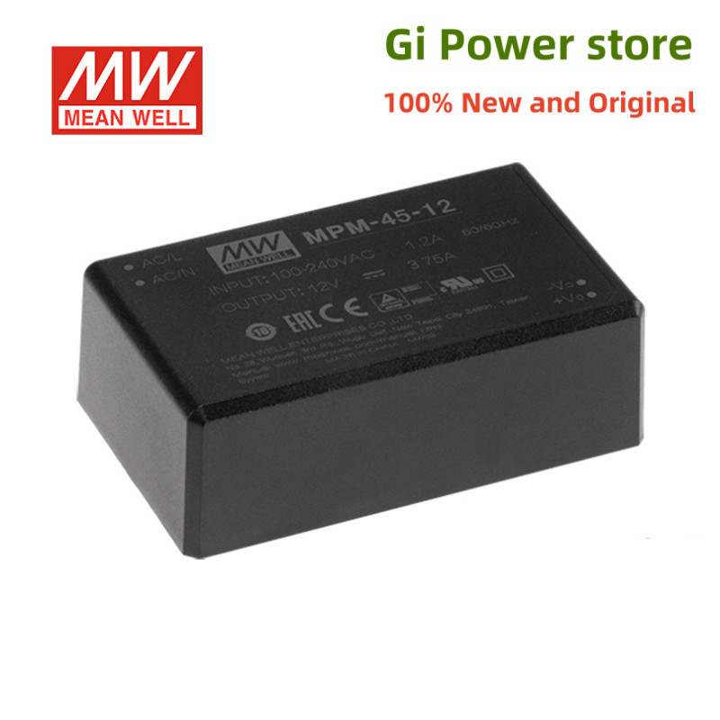 MPM-45 45W MEANWELL DC เอาต์พุตทางการแพทย์ MPM-45-48 MPM-45-5 MPM-45-12 MPM-45-15 MPM-45-24 MPM-45-1