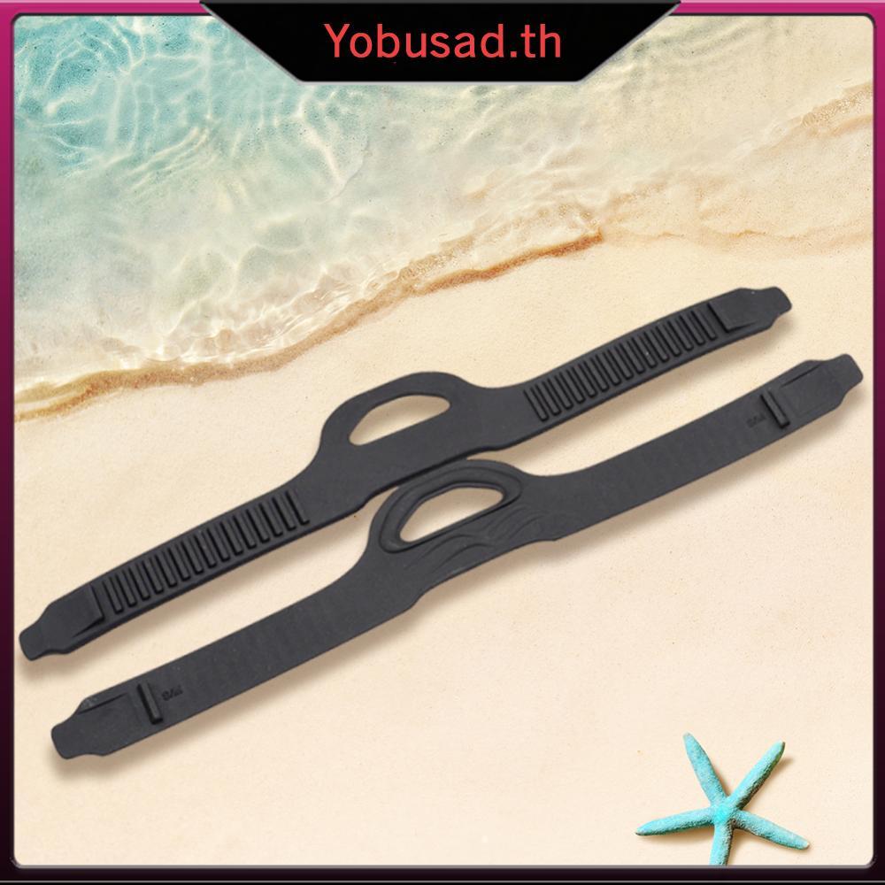 1 คู่ดําน้ํา Fin สายคล้องคอ Quick Release Buckles สีดํา Fin สายคล้อง TPR Fin Straps สําหรับใต้น้ําดํ