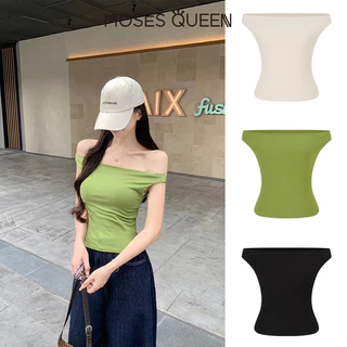 MOSESQUEEN เสื้อผ้าสกรีนแบบไม่มีแขน สำหรับผู้หญิง ใส่สบาย ดูดซับเหงื่อได้ดี รูปทรงเรียบและกระชับ ให้ความรู้สึกที่ดูดี #63633