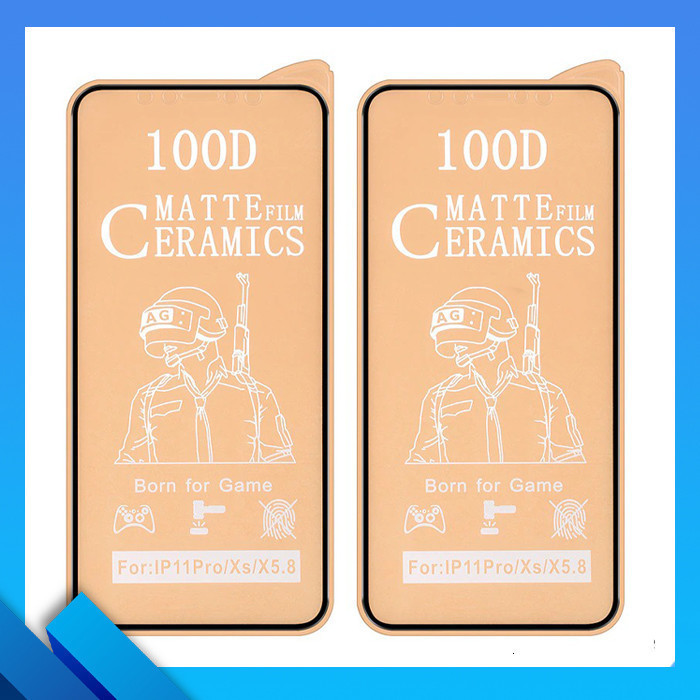 LAYAR ANTI-SCRATCH/SCREEN PROTECTOR / 9H CERAMIC MATTE 100D SCREEN PROTECTOR/XSMAX/11/11PRO/11PROMAX