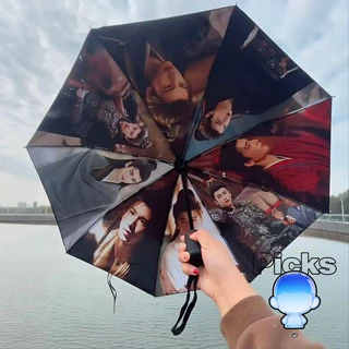 พร้อมสต็อกคนดัง จาง หลิงเหอ เสีย เจิ้ง ยังคงร่มกันแดดแสงร่มอัตโนมัติเต็มรูปแบบครีมกันแดดไวนิลอาทิตย์ร่มฝนหรือฝน * -