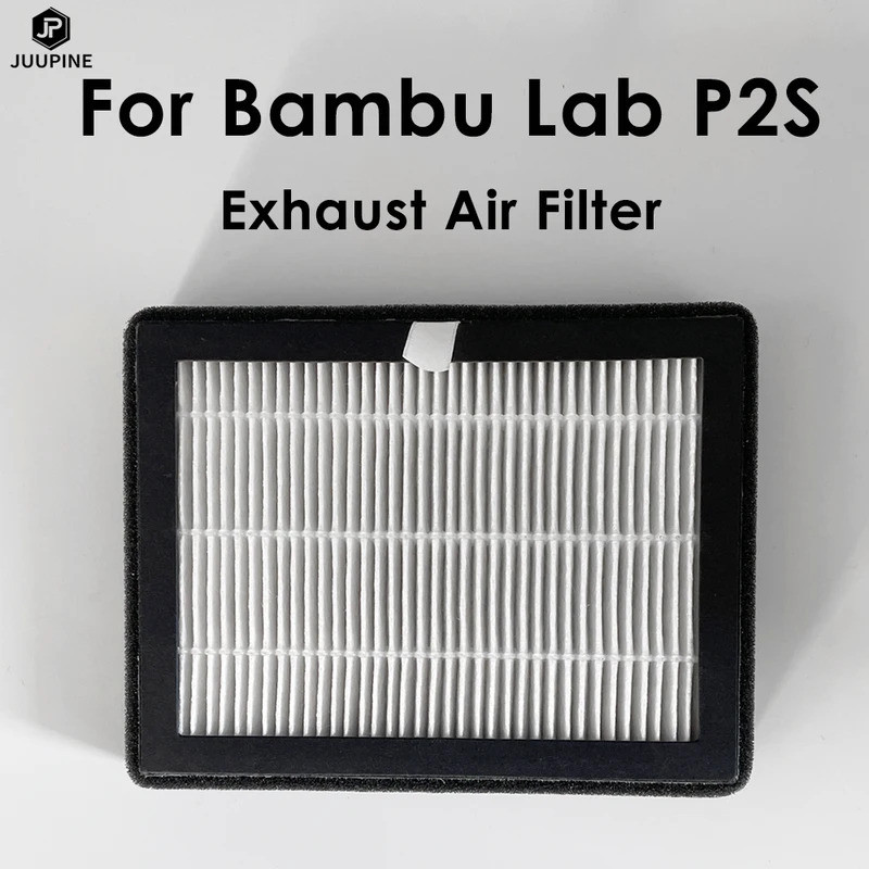 HB Bambulab P2s ตัวกรองไอเสีย HEPA + คาร์บอนเปิดใช้งาน 99.97% ประสิทธิภาพสําหรับ Balbu Lab P2s Chamb
