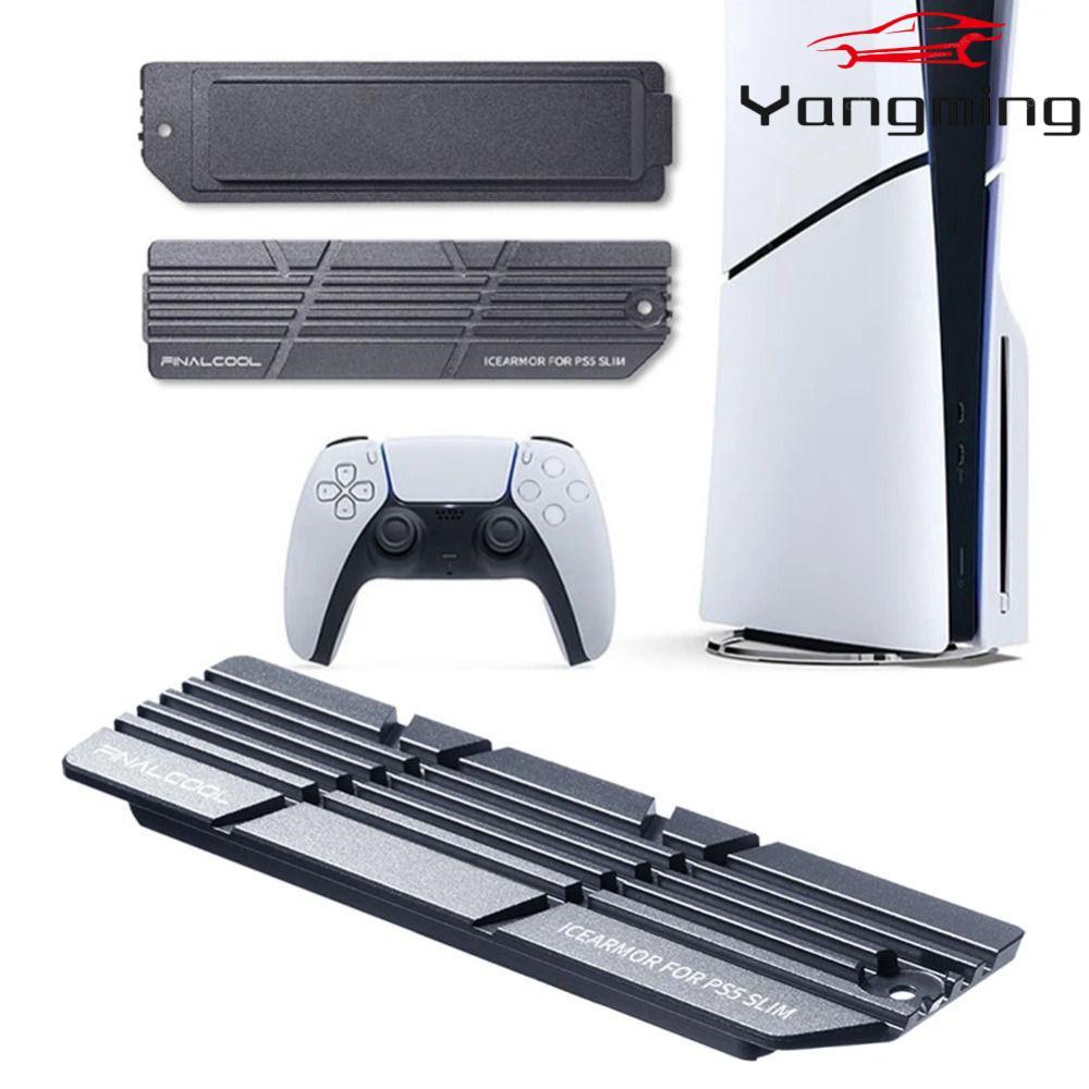 YANGMING SSD Cooler, Cooling อลูมิเนียม SSD ความร้อน,เปลี่ยนฮีทซิงค์ NVMe SSD หม้อน้ําสําหรับ PS5 sl
