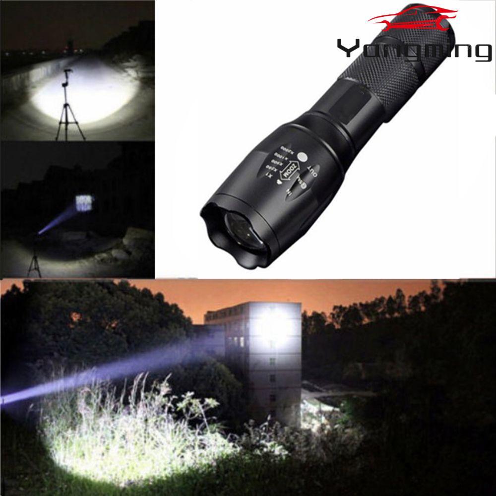 YANGMING ไฟฉายปฏิบัติ Outdoor Camping Zoomable