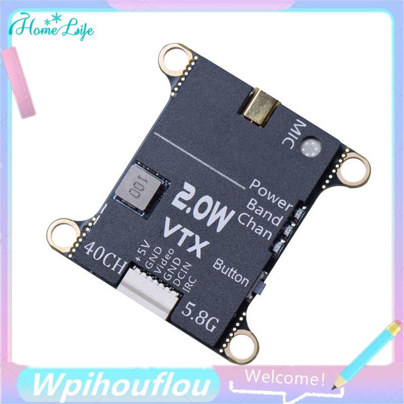 [HoME&life] 2W 5.8G VTX 40CH 2-6S การส่งผ่านวิดีโอ FPV ปรับพลังงาน 25/400/800/1.5W/2.0W/0 MW สําหรับ