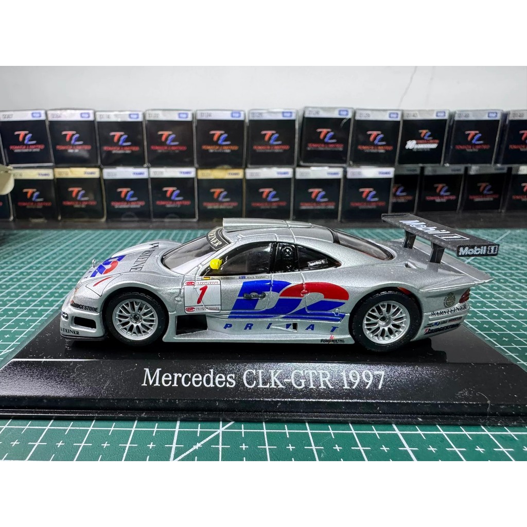 [สต๊อกพร้อม ติดต่อหากคุณมีคําถามใดๆ] Maisto 1/43 Mercedes-Benz CLK-GTR 1997 Racing Model