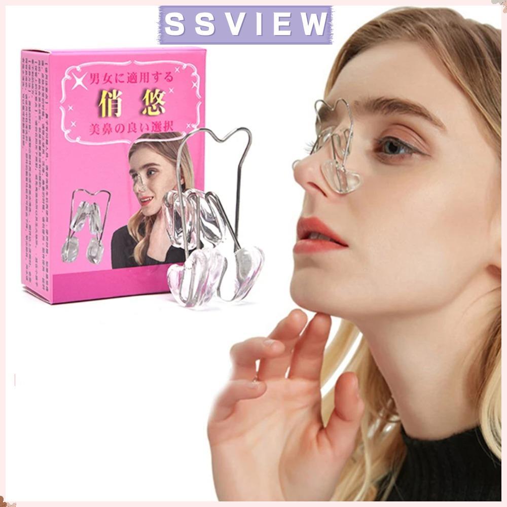 STILLSAVIEW Nose Up Shaper, Shaping Orthotics Nose Slimming Massage, Straightening Transparent Nose 