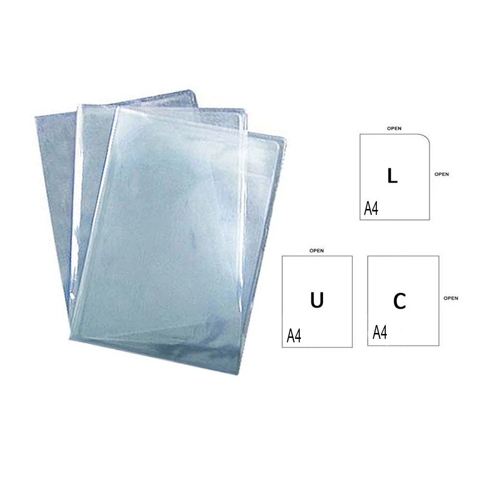 MPlus Clear Folder A4 L / U / C Shaped