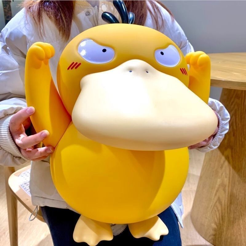 【ks0686.th】 Authentic Go Duck You Fighting Angry Duck Gengar Squirtle Plush Model Figurine Male Birt