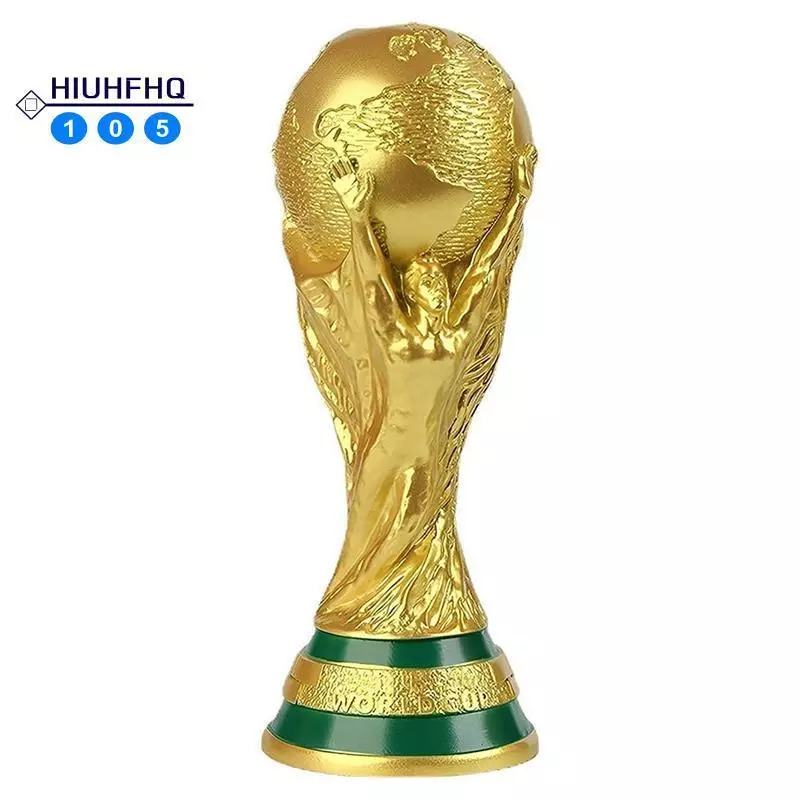 Hiuhfhq1062022 ลูกฟุตบอล, ถ้วยรางวัลกาตาร์ 2022 Full Gold Plated Resin Cup Model ของที่ระลึก