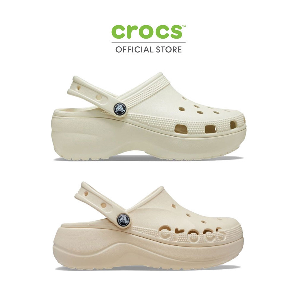 CROCS Fashion Platform Shoes รองเท้าลําลองผู้หญิง BAYA PLATFORM CLOG &CLASSIC PLATFORM CLOG รุ่น 208