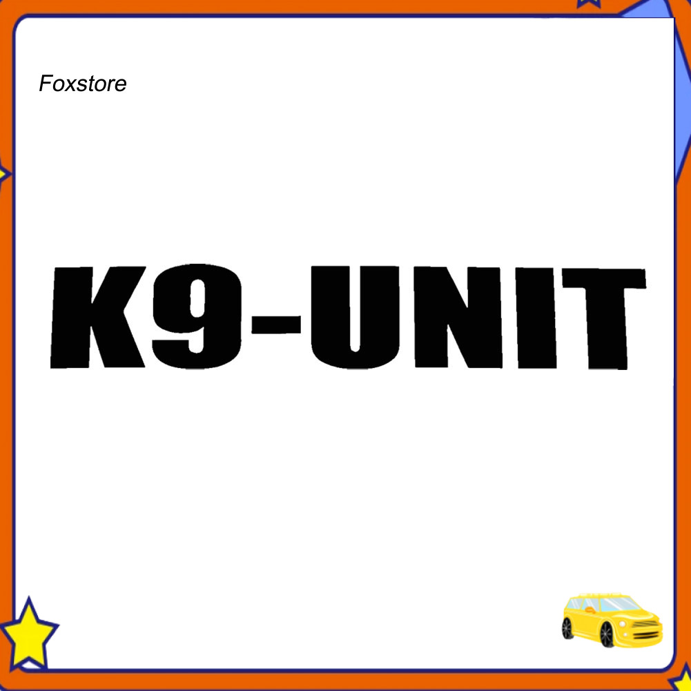 [Fx] K9-Unit Car-Styling Vehicle Body Window สติ๊กเกอร์สะท้อนแสงตกแต่ง