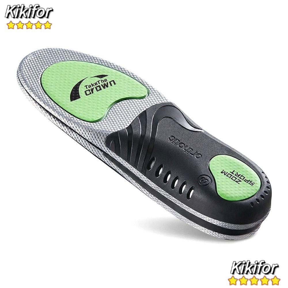 KIKIFOR Arch Support Insoles, Shock-Absorbing Pain Relief Sports Insoles, Premium Anti-slip Odor-Resistant High Elastic Fitness Training Insoles กรีฑา
