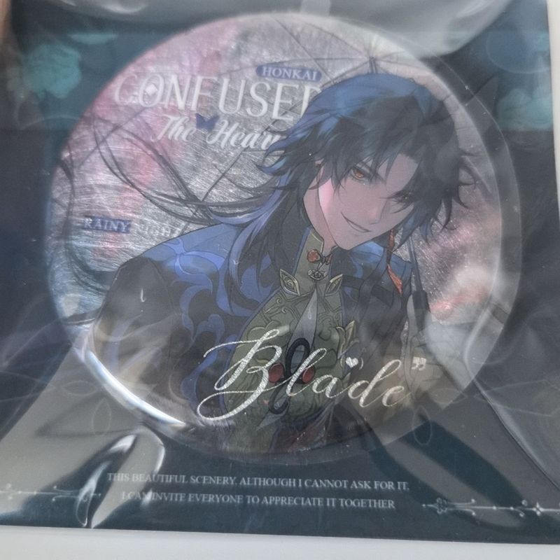 [Bota Shop] ยุบ Starry Sky Train Blade อะนิเมะเกมหัตถกรรมป้ายเข็มกลัดกลม PS