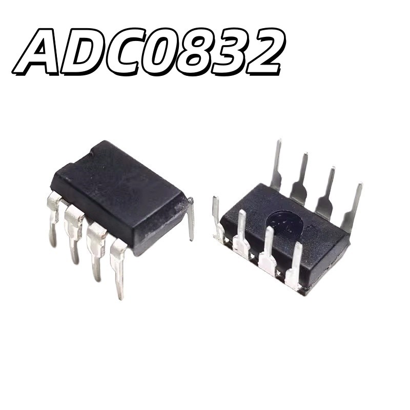ยี่ห้อใหม่ ADC0832CCN ชิป 8-Digit Analog Converter 31KSPS In-Line DIP8