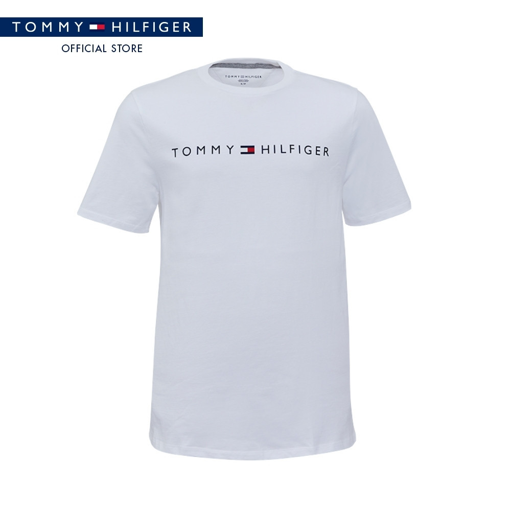 Tommy Hilfiger เสื้อยืด ผู้ชาย รุ่น XM0XM07924 YBR - สีขาว
