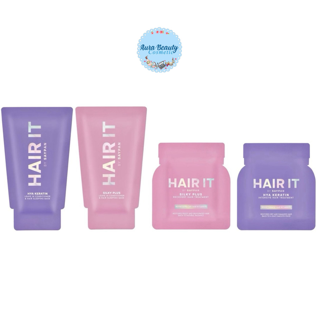1ซอง Hair It Silky Plus Recovery / Hya Keratin Intensive Hair Treatment 12g แฮร์อิท หมักผม มี 2 สูตรให้เลือก