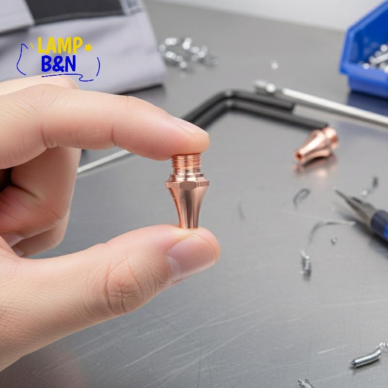 [B&N] BOCI D11 H19 M8 หัวฉีดตัดเลเซอร์ 1.0-5.0 มม. ชั้นเดียวคู่สําหรับสายผ้าความแม่นยําสูง [ใหม่]