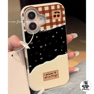 เคสสำหรับไอโฟน For Iphone 13 12 11 17 16 15 14 Pro Max X Xr Xs Max 7 8 Plus SE 16 Plus โทรศัพท์ Insมะเขือเทศสีแดงปกอ่อน