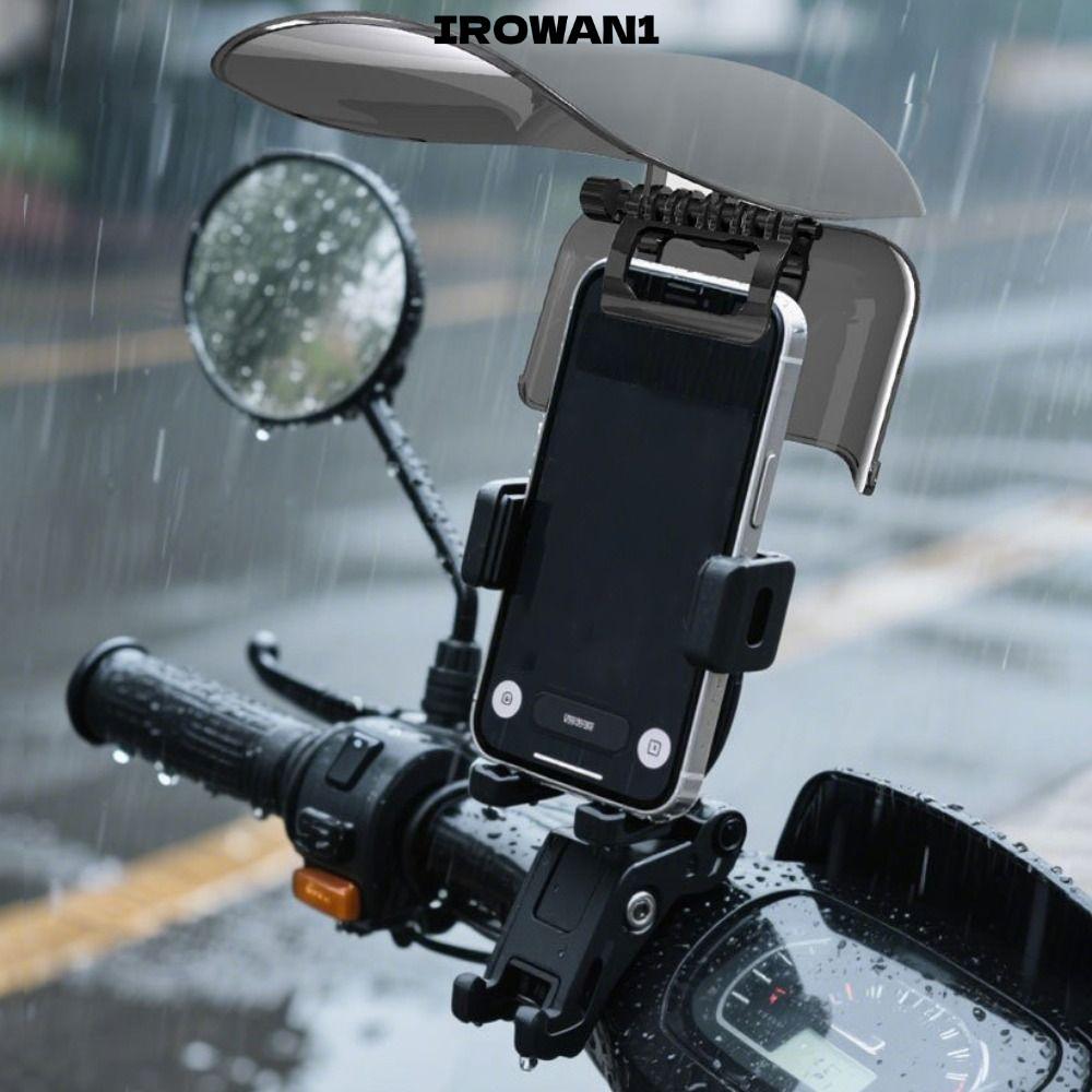 IRWAN1 Extended Sun Visor, Universal Fit กันฝนโทรศัพท์ Mount Sun Shade, Premium Sun หมวกสไตล์ปรับ Creative โทรศัพท์หมวกกันน็อค Visor ขี่จักรยาน