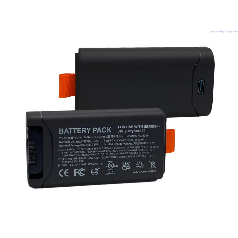 ALLCCX 7.2V 5000mAh แบตเตอรี่ลําโพง FG2CELL21700 สําหรับ JBL PARTYBOX CLUB 120, Partybox 120