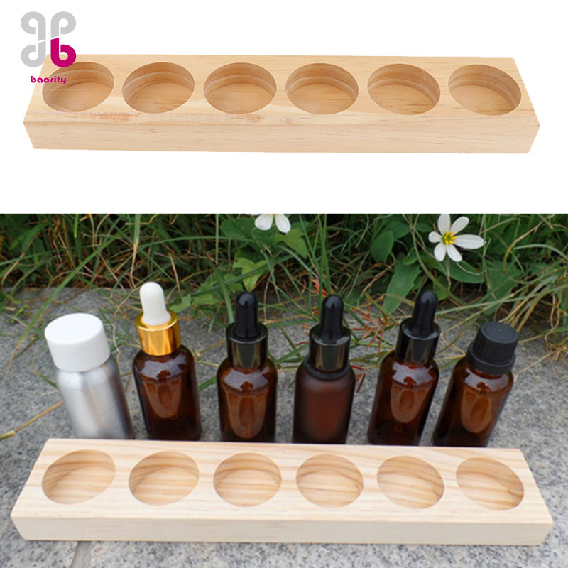 [Baosity] Meriglare ขาตั้งแสดงน้ํามันหอมระเหยไม้ Rack Organizer ชั้นวาง 6