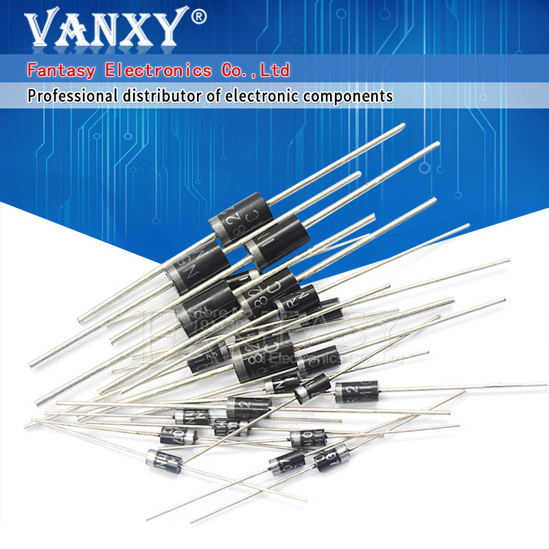 100PCS Schottky Rectifier ไดโอด 1N5817 1N5819 1N5399 1N4937 1N4004 1N4001 1N4007 UF4007 HER107 FR207