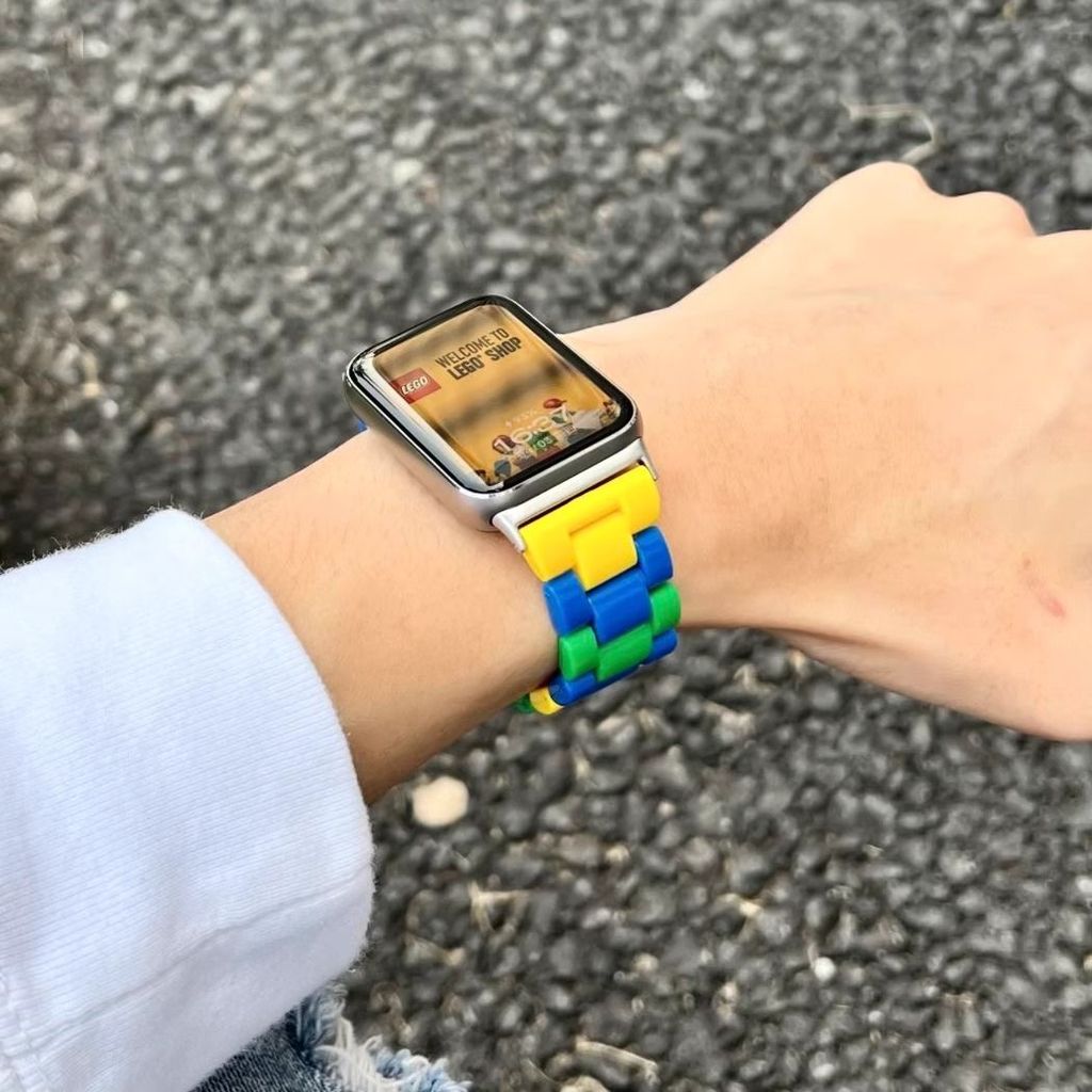 Lego Vision เหมาะสําหรับ Xiaomi Watch สี/2 สาย watchS4/S3/S1/S2 ฤดูร้อนสายรัดข้อมือสีหญิง