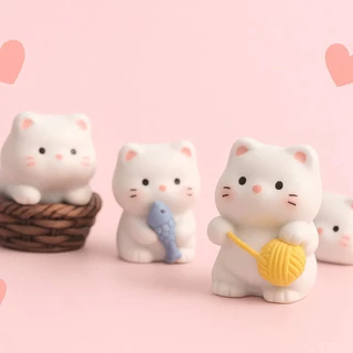 ของแต่งบ้าน แมวน้อยน่ารัก ของตกแต่ง ตกแต่งคาเฟ่ ตกห้อง ตกคอม ตกโต๊ะ บ้าน ของบ้านน่ารัก โต๊ะแมว ตกแมว ตุ๊กตาตกโต๊ะคอม