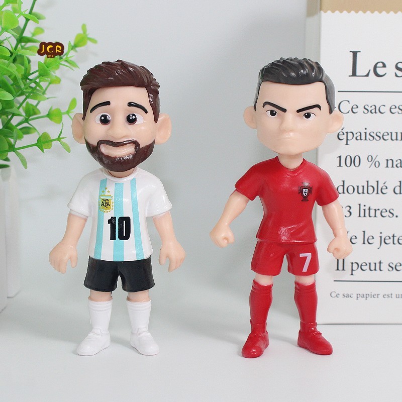 2026 World Cup Mascot Figure - Messi Simbappe Ronaldo Football Fan Collectible
