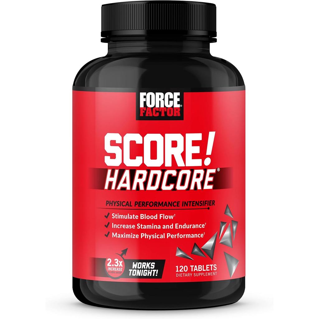 Supplement Boost Nitric Oxide Hardcore สำหรับผู้ชาย กับ L-Citrulline, Yohimbe, Black Maca และวิตามิน