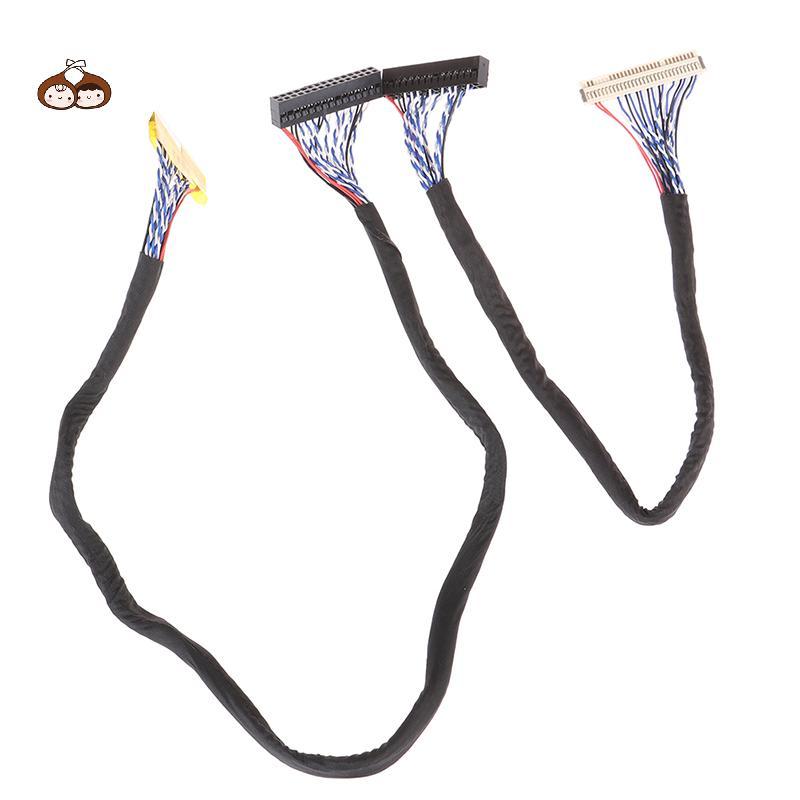 BEF LVDS สาย FIX-30P-S6 30pin double 2 ch 6 บิต dual 6bit แผง LCD หน้าจอสาย TH