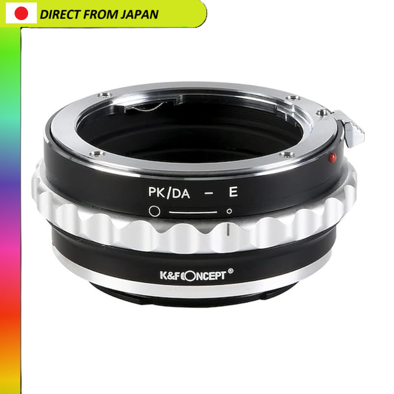 【From Japan】
K&F Concept Lens Mount Adapter KF-DAE for Pentax K Mount DA Lens to Sony E Mount with A