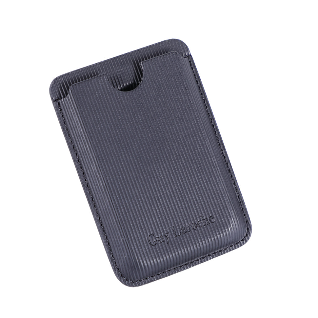 Guy Laroche นามบัตรแบบ MAGSAFE (ใช้สำหรับติดด้านหลังโทรศัพท์) สีดำ รุ่น MGN0804NS6BLS