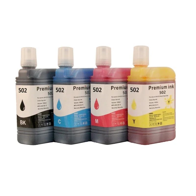 พรีเมี่ยม 500ML/1000ML เติมหมึกสําหรับ Epson WorkForce WF C5890 C5390 5390 5890 PX S887 M887F เครื่อ