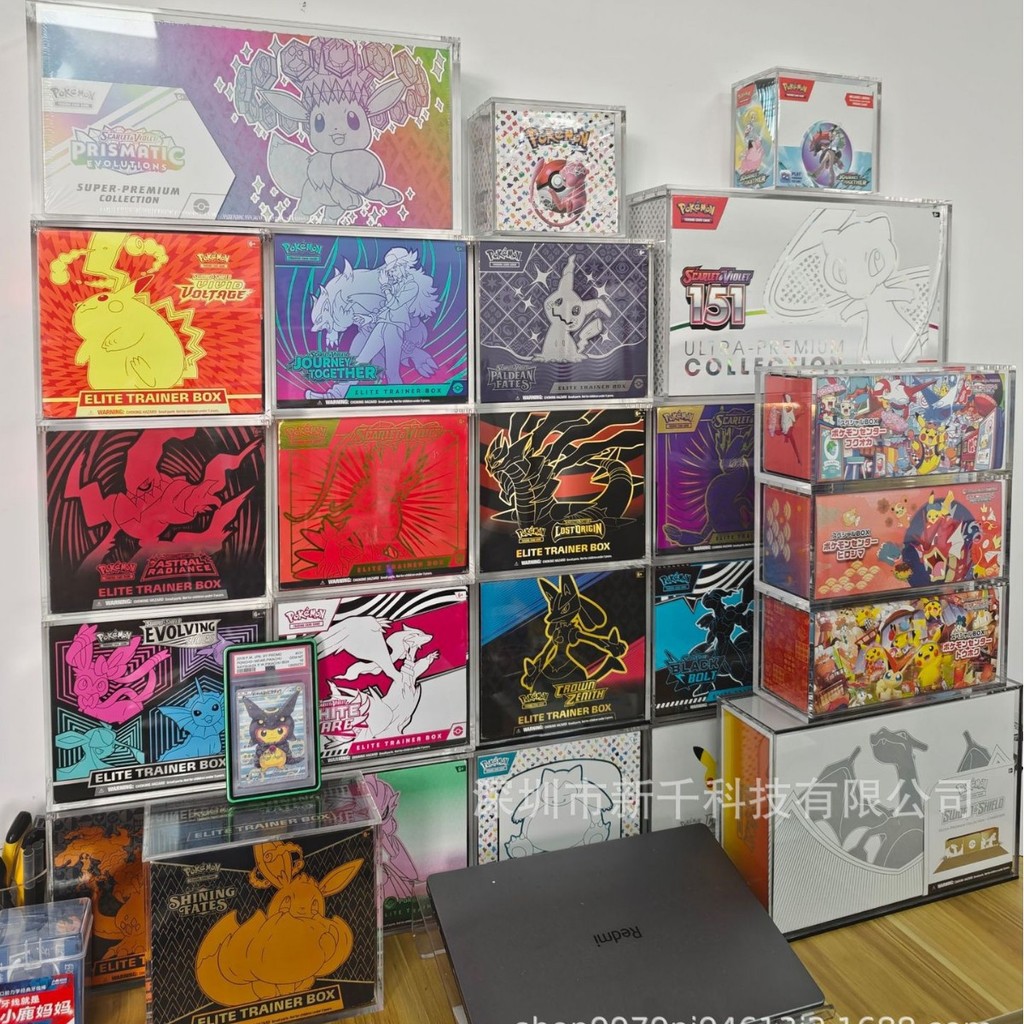Pokémon Display Box ETB/booster/151upc/Kanazawa/CharizardUPC กล่องแม่เหล็กอะคริลิค