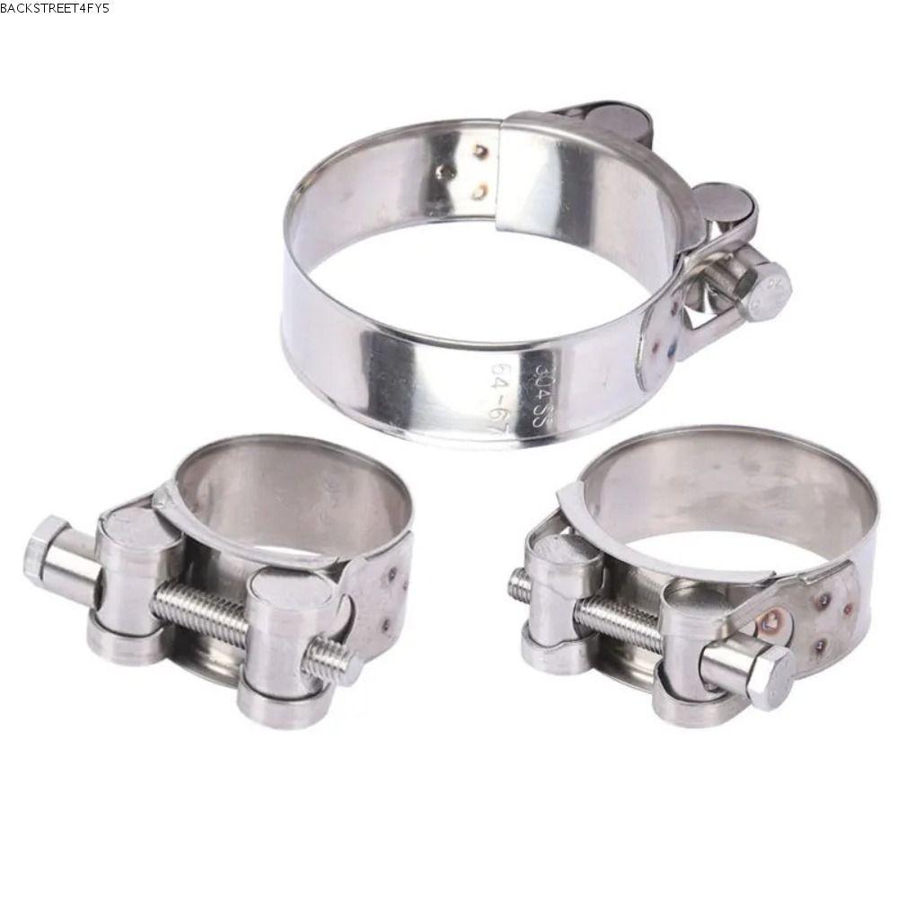 BACKSTAGERET4FC3 Hose Clamps, T Bolt Powerful Tube Clamps, 304 สแตนเลสท่อน้ําปิดผนึก