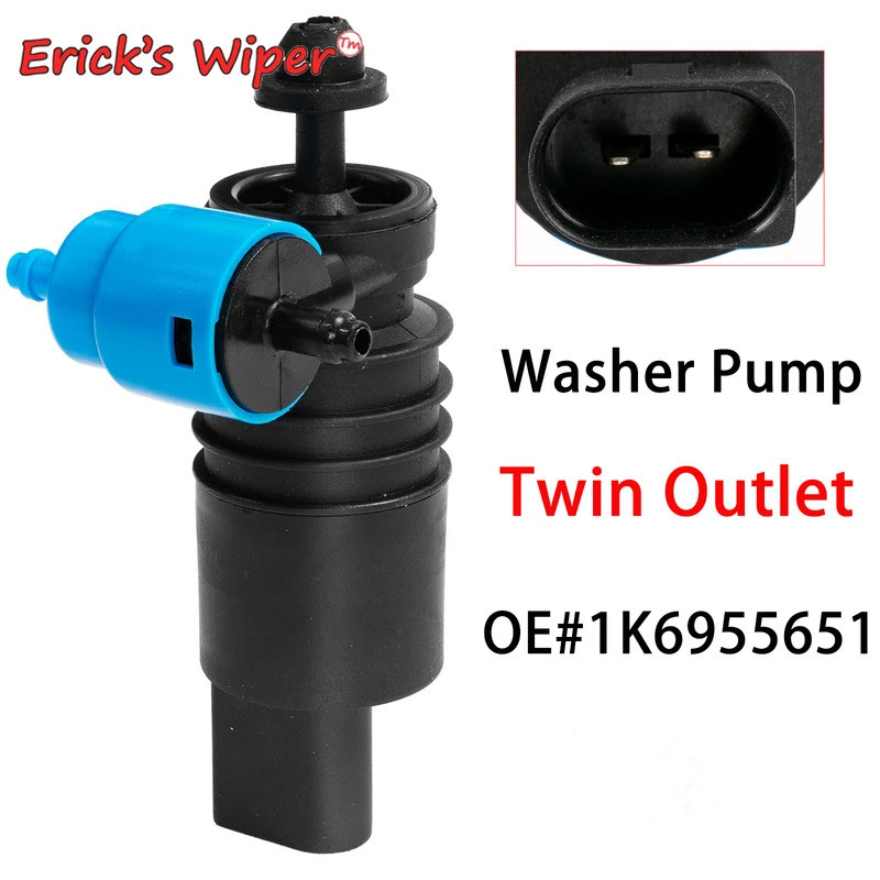 Ericks Wiper ด้านหน้ากระจก Wiper น้ําเครื่องซักผ้าปั๊มมอเตอร์สําหรับ Audi A3 8L1 A6 4B2 C5A4 8D5 B5 