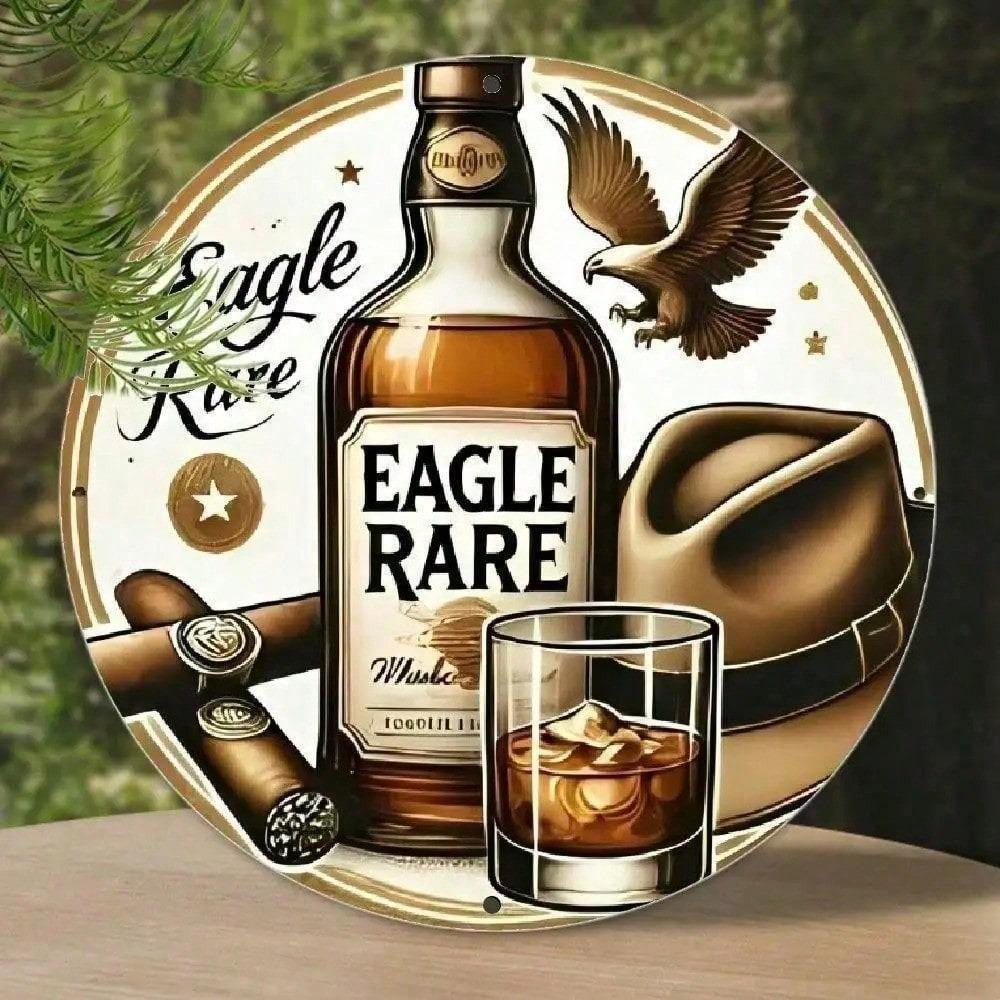 CIFbuy Vintage โลหะป้ายดีบุก Retro Eagle Wall Decor สําหรับ Home Bar Man Cave Rustic Plaque Plaque P