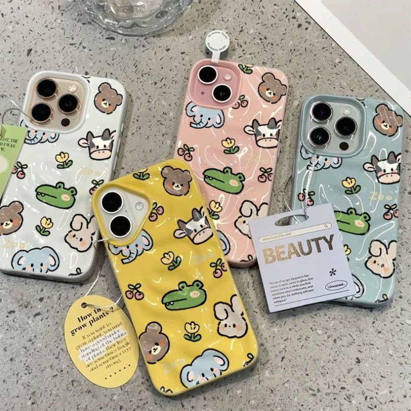Vintage หยักสัตว์ Avatar รูปแบบ Texture Wave Soft เคสโทรศัพท์สําหรับ OPPO A57 A77 A77S A58 A60 A74 A