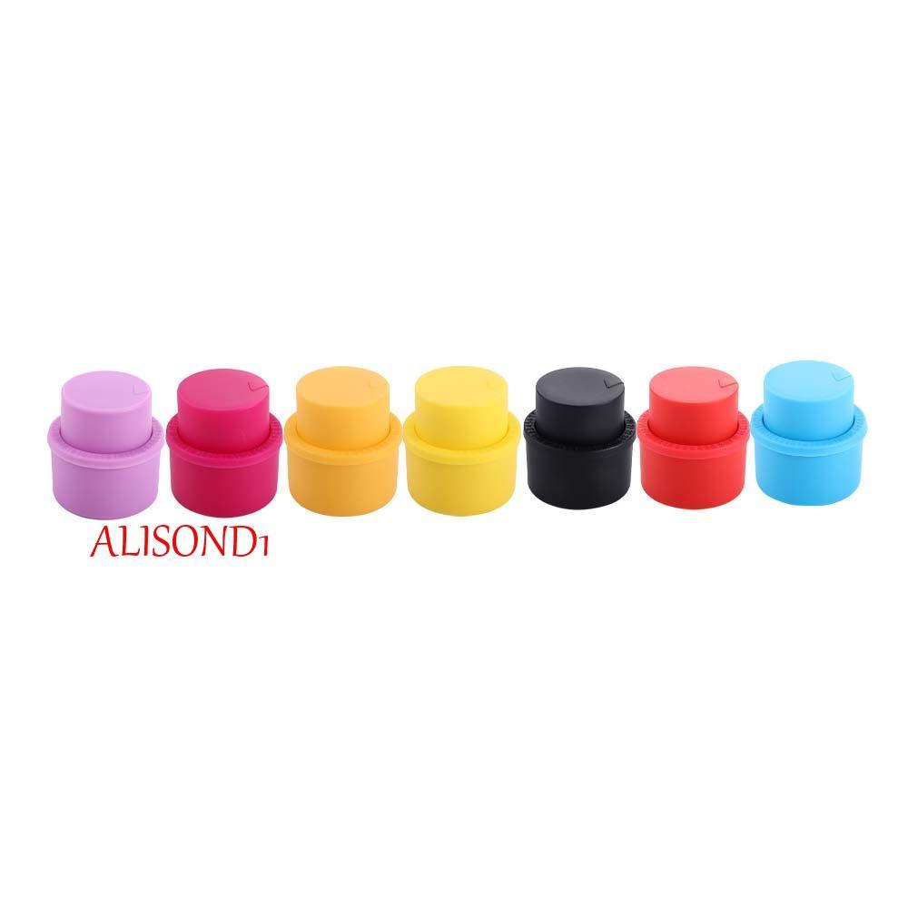 ALISOND1 Stopper Fizzy Drink Push Type Bottle Pump Caps เครื่องซีลสูญญากาศ Carbonated Saver Lid