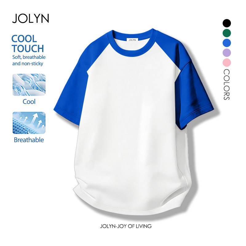 แขนสั้น คอกลม cotton ใส่สบาย นุ่ม ระบายอากาศได้ ฤดูร้อน สไตล์ลำลอง เรียบง่าย (ส่งเร็ว จัดส่งจากไทย)